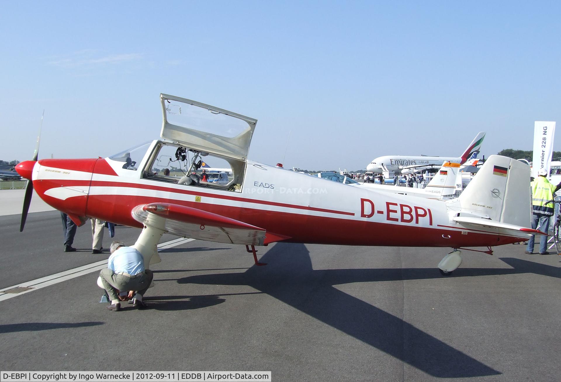 D-EBPI, 1962 Bolkow Bo-207 C/N 237, Bölkow Bo 207 at ILA 2012, Berlin