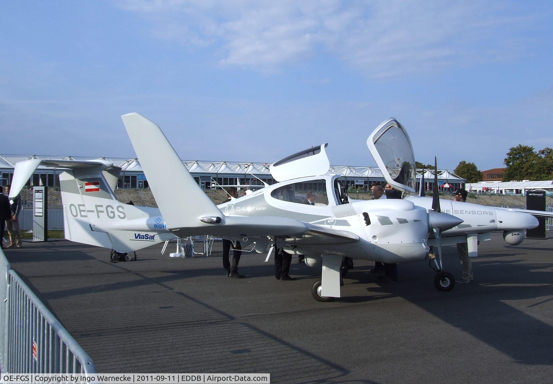 OE-FGS, 2011 Diamond DA-42M-NG Twin Star C/N 42.MN018, Diamond DA-42M-NG MPP (Multi-Purpose Platform) at ILA 2012, Berlin