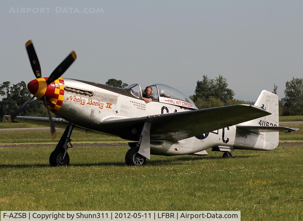 F-AZSB, 1944 North American P-51D Mustang C/N 122-40967, Participant of the AirExpo Airshow 2012