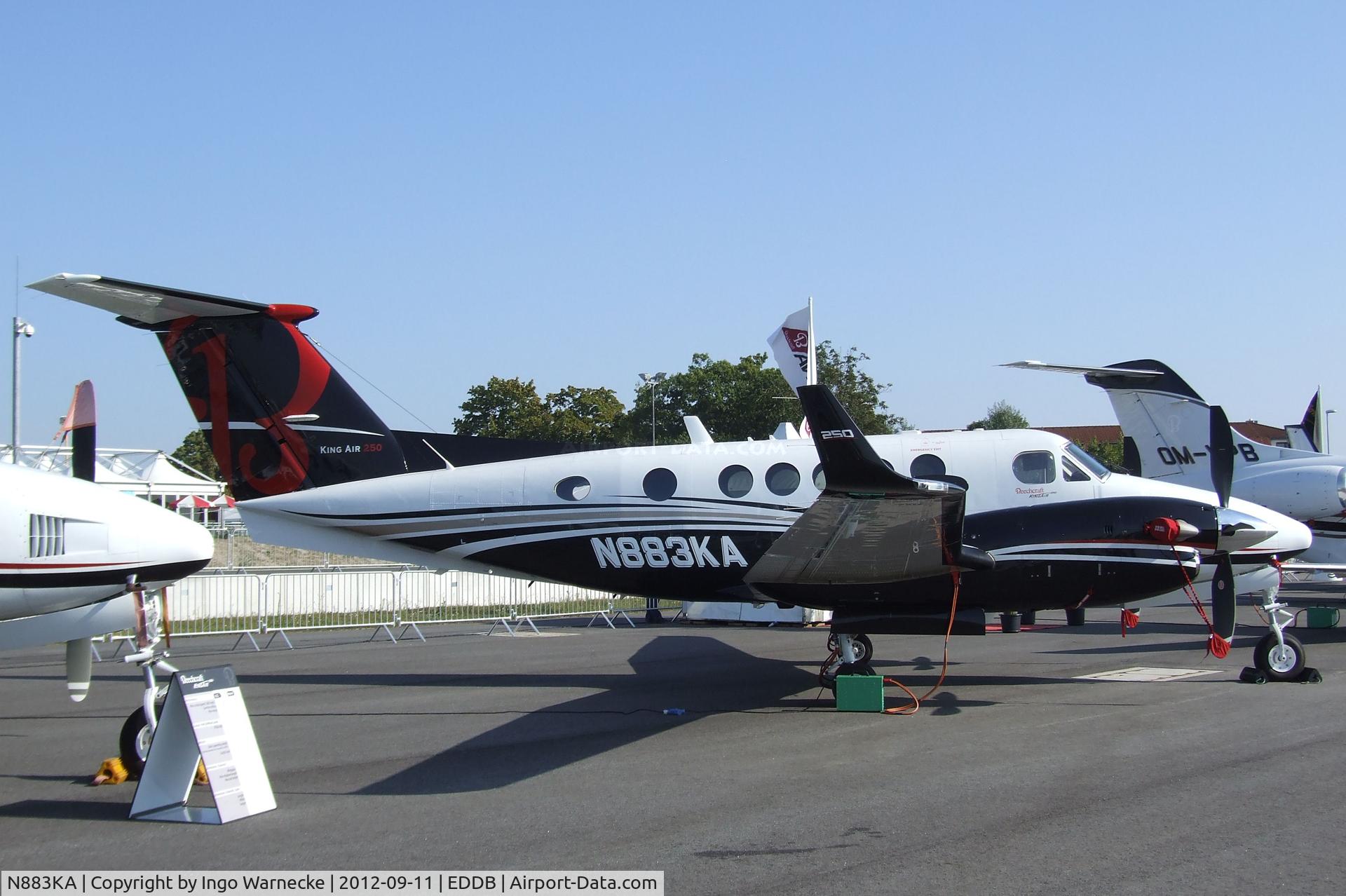 N883KA, 2012 Hawker Beechcraft 200GT King Air C/N BY-143, Hawker Beechcraft King Air 200GT at ILA 2012, Berlin
