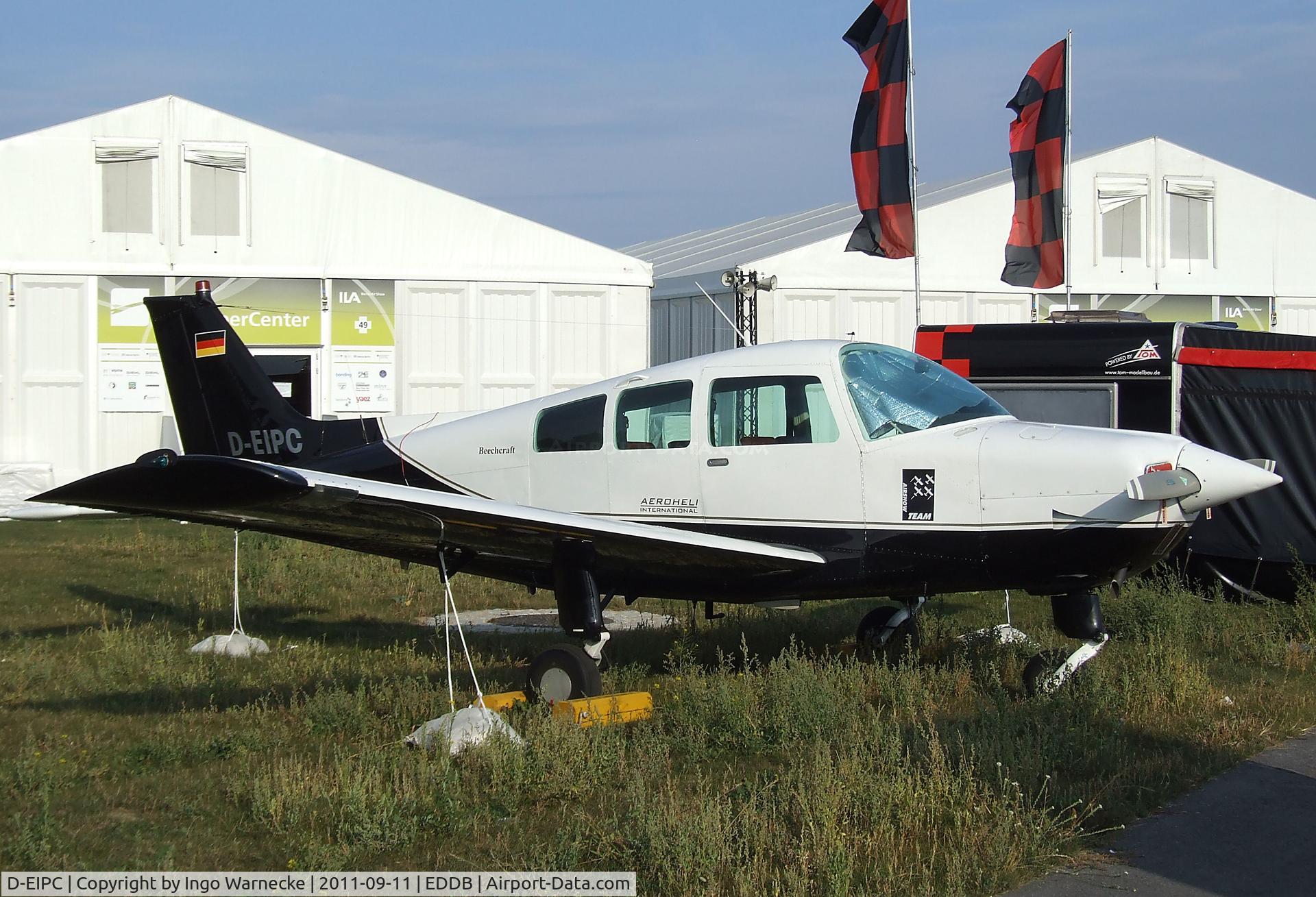 D-EIPC, Beech C23 Sundowner 180 Sundowner 180 C/N M-1835, Beechcraft C23 Sundowner 180 at the ILA 2012, Berlin