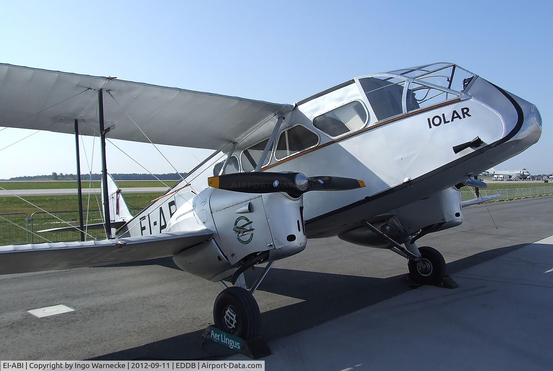 EI-ABI, 1936 De Havilland DH-84 Dragon 2 C/N 6105, De Havilland D.H.84 Dragon at the ILA 2012, Berlin