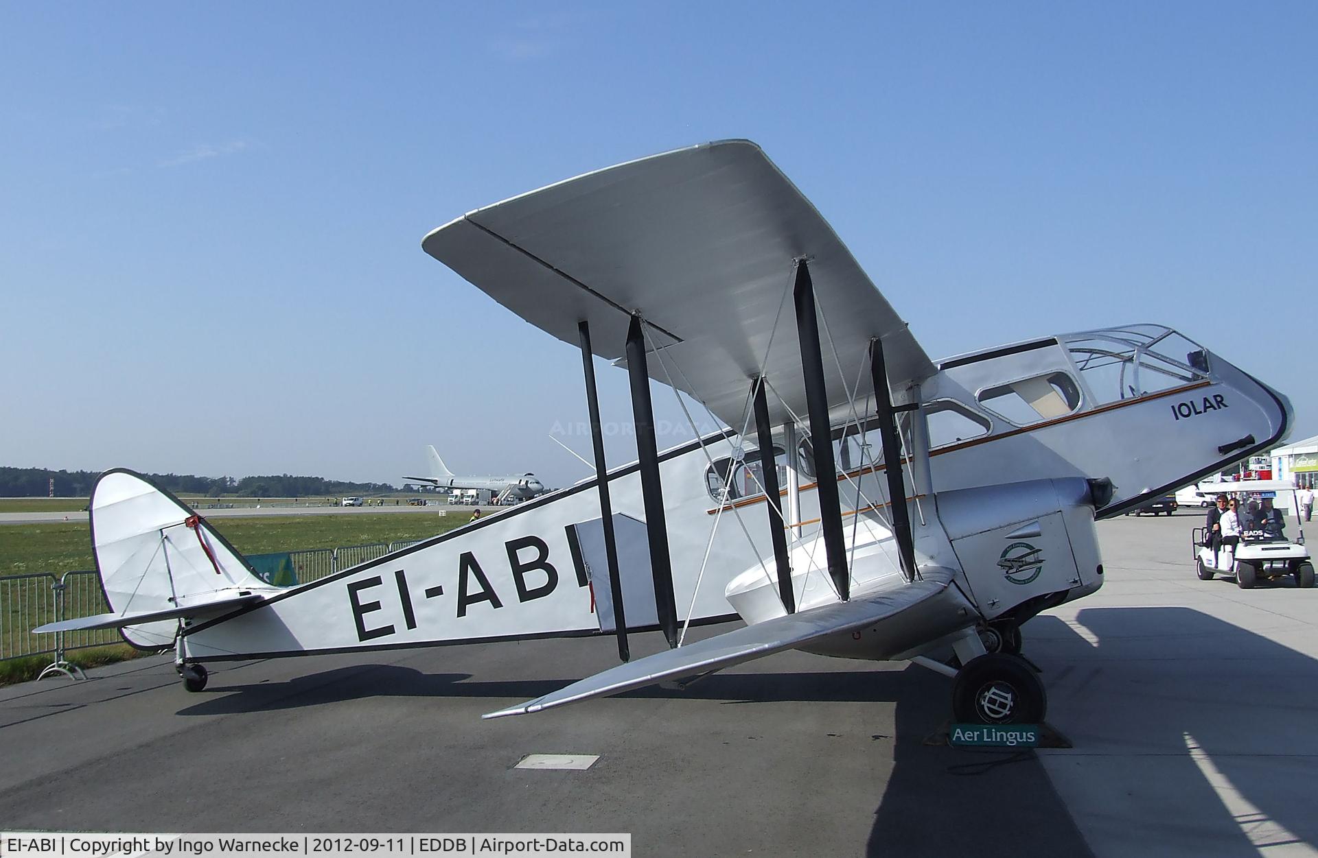 EI-ABI, 1936 De Havilland DH-84 Dragon 2 C/N 6105, De Havilland D.H.84 Dragon at the ILA 2012, Berlin