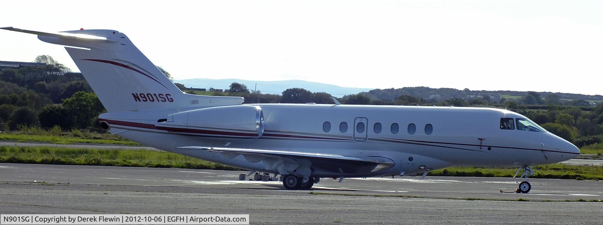 N901SG, 2009 Hawker Beechcraft 4000 C/N RC-29, Seen at EGFH, owned by PGA Golfer  Sergio Garcia, watching his Sisters Boyfriend play football for Swansea City AFC.