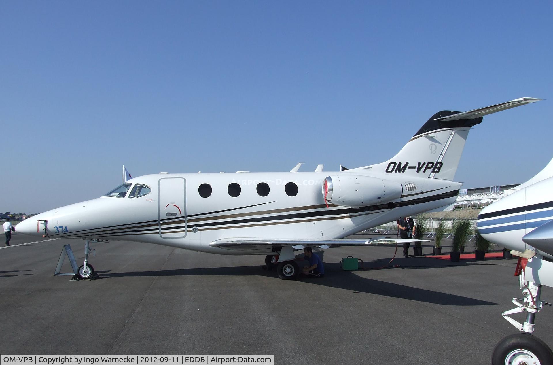 OM-VPB, 2008 Hawker Beechcraft 390 Premier 1A C/N RB-256, Hawker Beechcraft 390 Premier I at the ILA 2012, Berlin