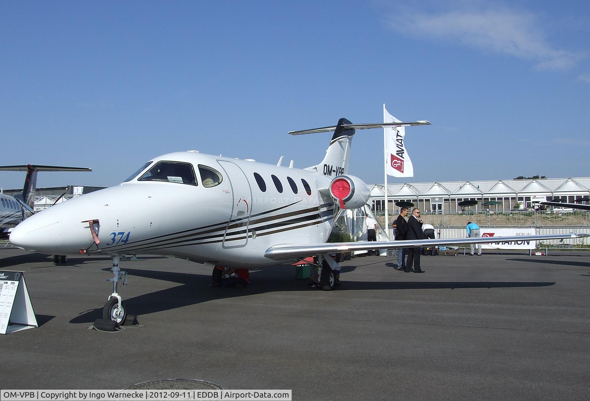OM-VPB, 2008 Hawker Beechcraft 390 Premier 1A C/N RB-256, Hawker Beechcraft 390 Premier I at the ILA 2012, Berlin