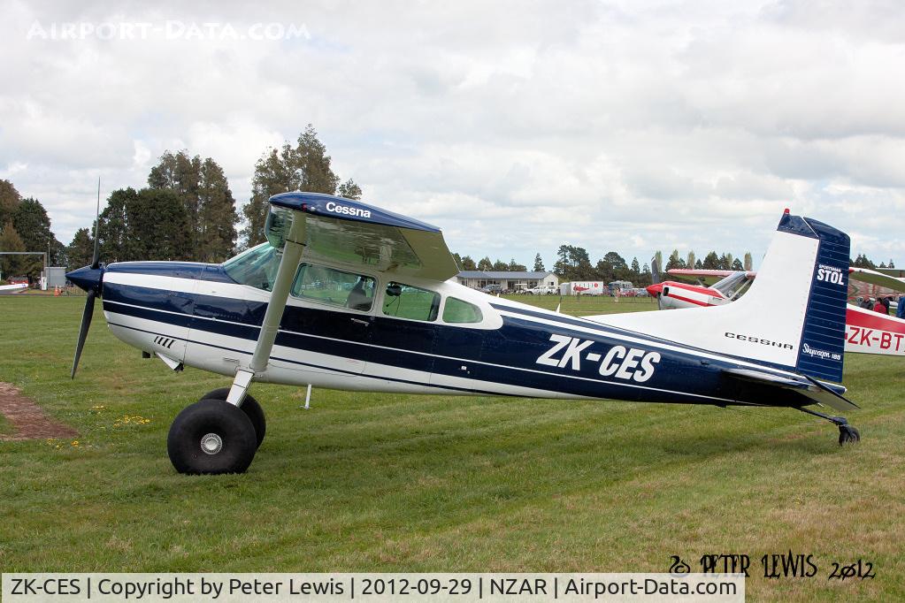 ZK-CES, 1977 Cessna A185F Skywagon 185 C/N 185-03273, Darlington Drilling and Piling Ltd., Paraparaumu