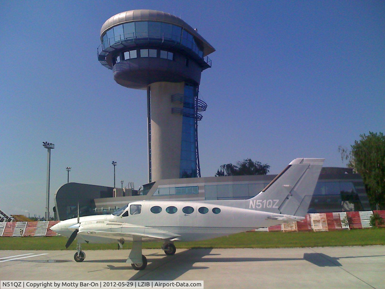 N51QZ, 1981 Cessna 421C Golden Eagle C/N 421C1237, Bratislava Airport