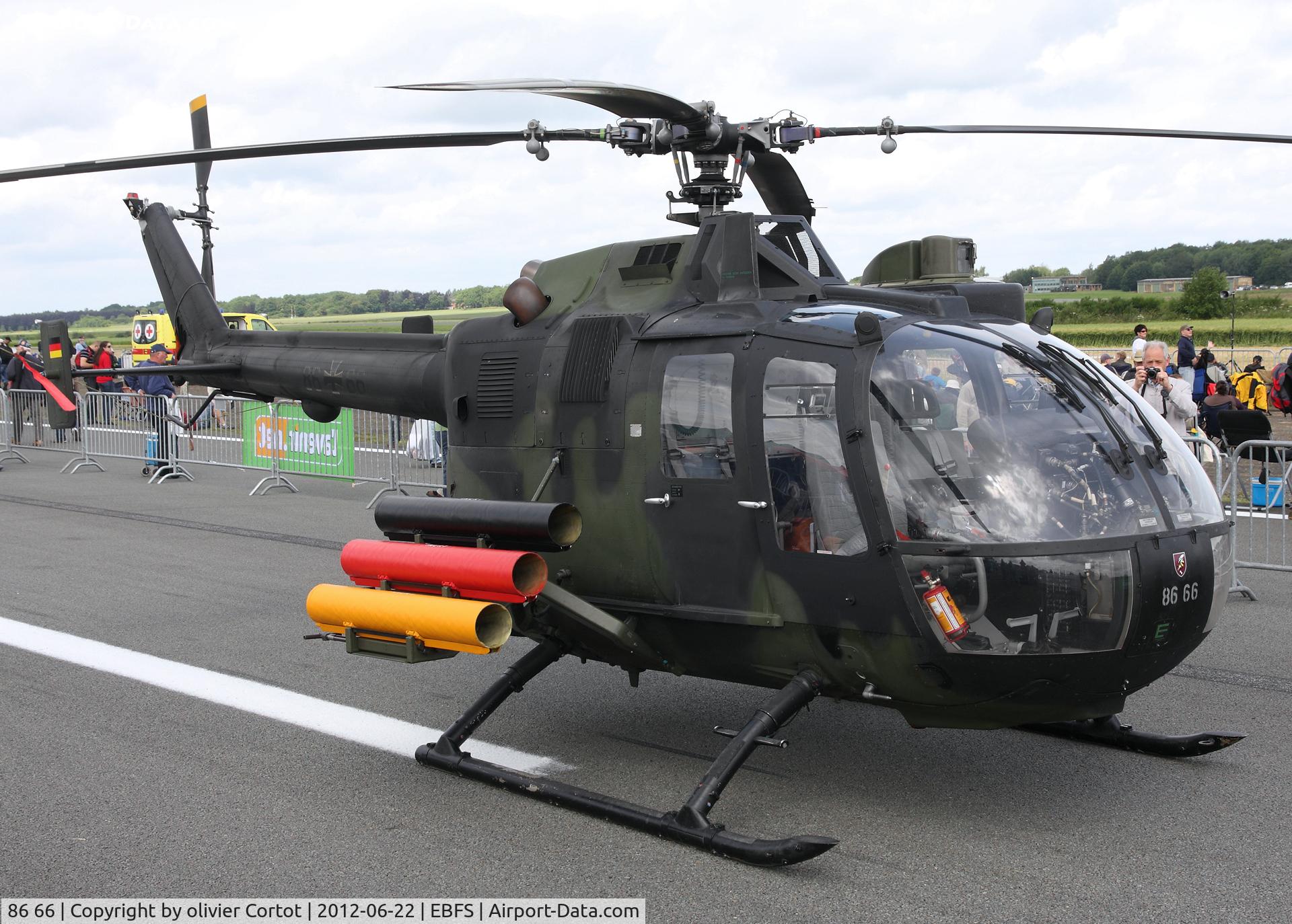 86 66, MBB Bo.105P C/N 6066, Florennes airshow 2012