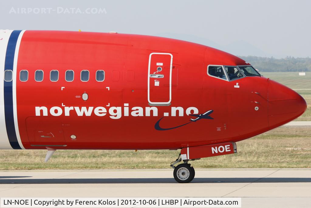 LN-NOE, 2008 Boeing 737-8Q8 C/N 35283, Ferihegy