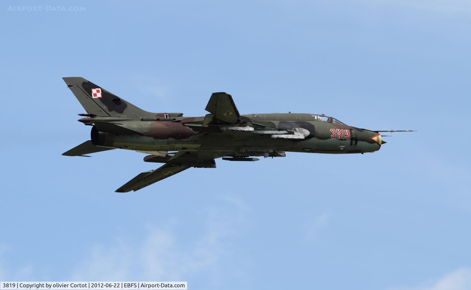 3819, Sukhoi Su-22M-4 C/N 37819, Florennes airshow 2012