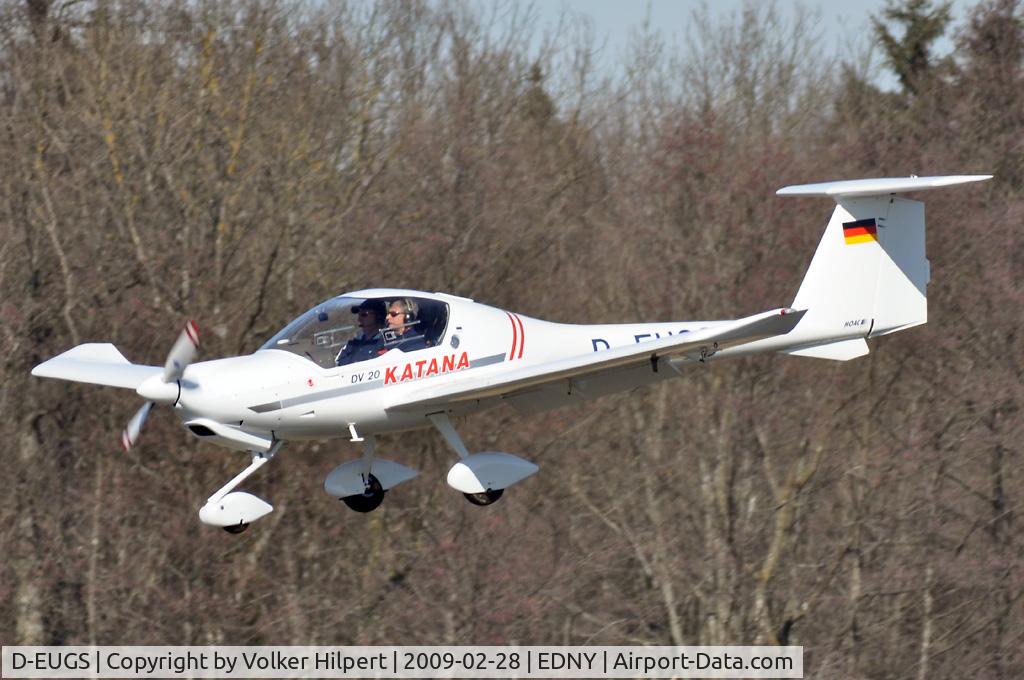 D-EUGS, Diamond DV-20 Katana C/N 20034, at fdh