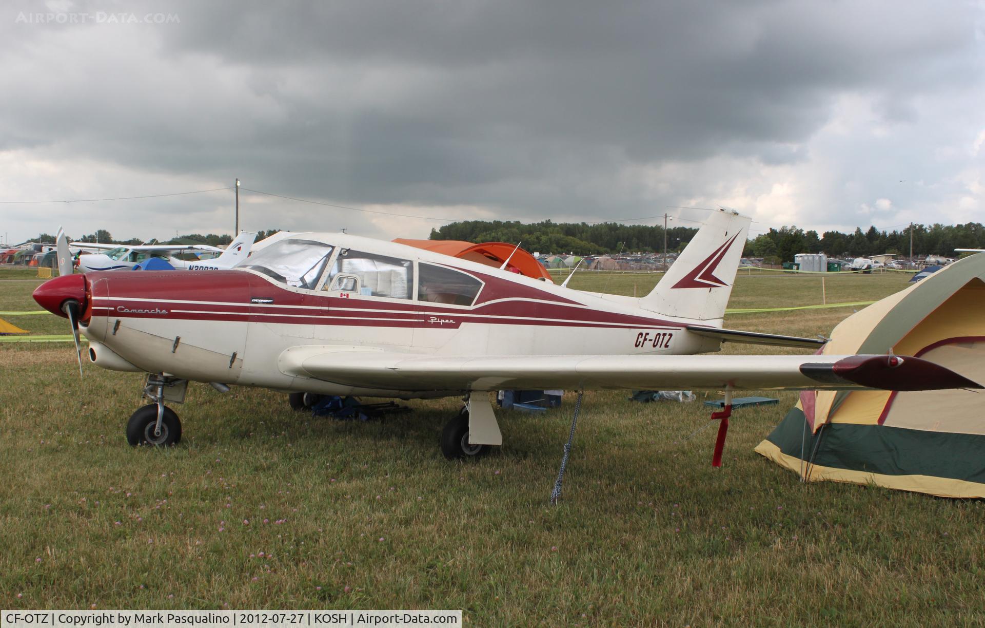 CF-OTZ, 1962 Piper PA-24-180 Comanche Comanche C/N 24-3365, Piper PA-24
