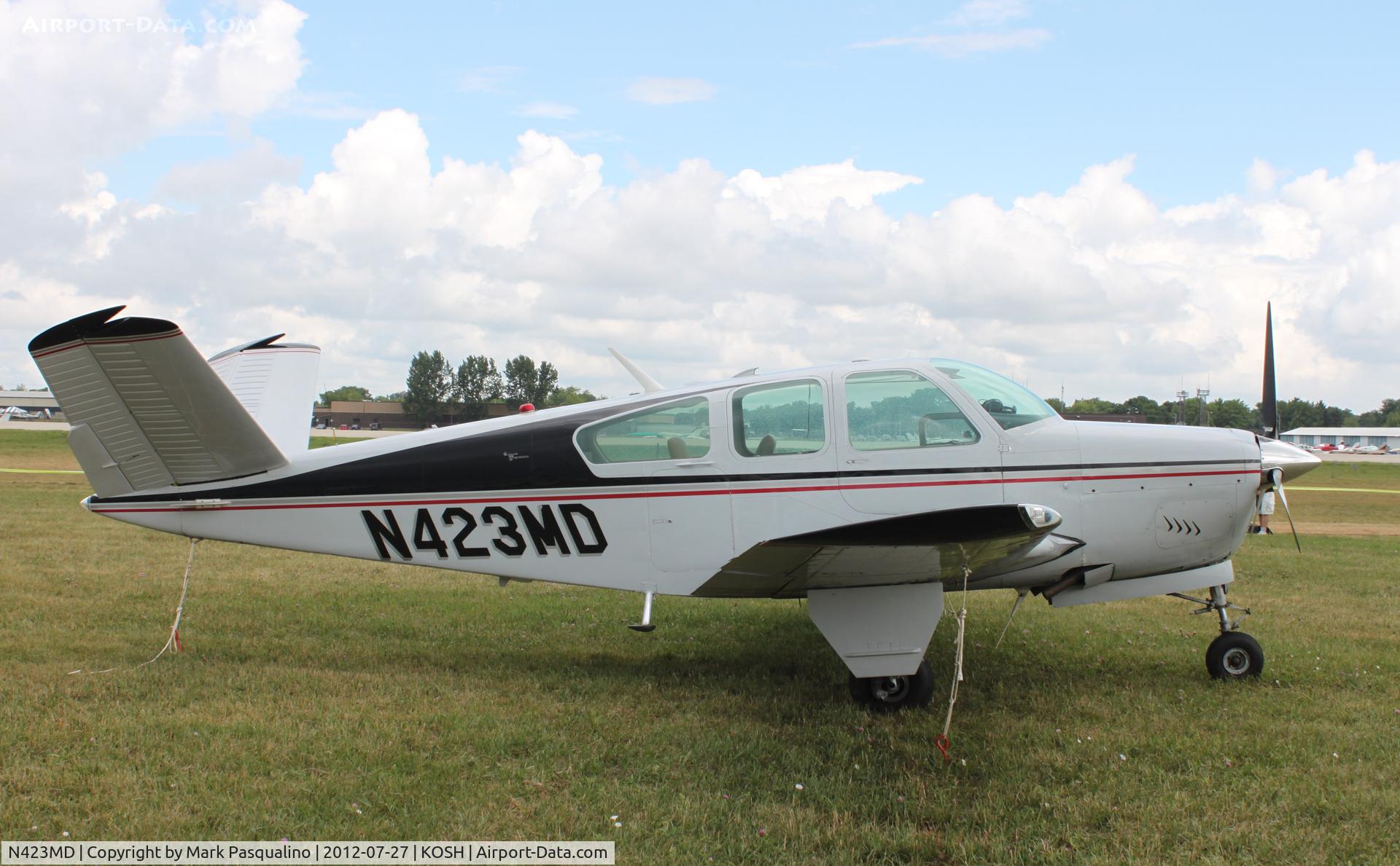 N423MD, 1964 Beech S35 Bonanza C/N D-7454, Beech S35