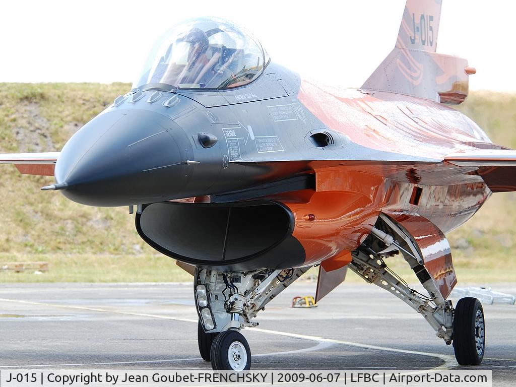 J-015, 1991 Fokker F-16A Fighting Falcon C/N 6D-171, Netherlands - Royal Air Force / CAZAUX LFBC