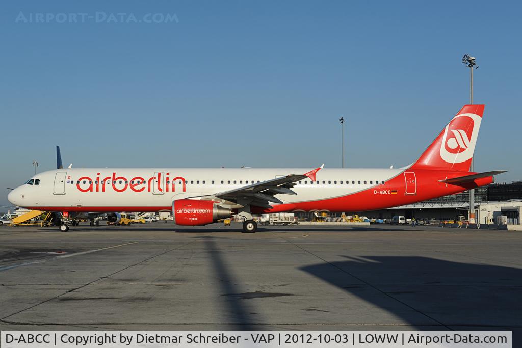 D-ABCC, 2010 Airbus A321-211 C/N 4334, Air Berlin Airbus 321