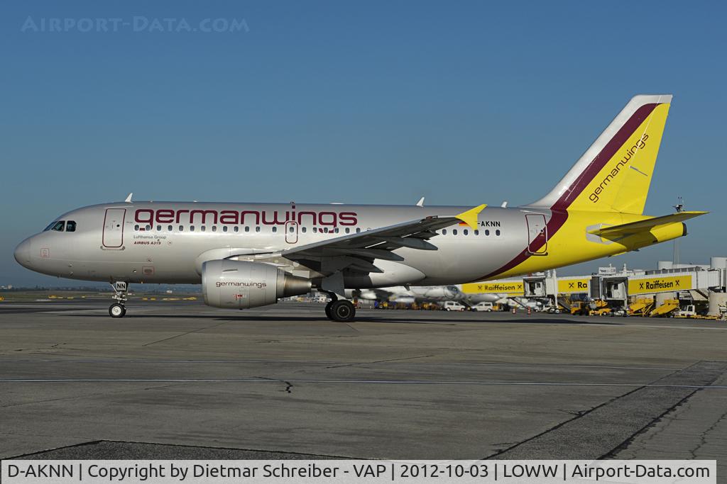 D-AKNN, 1999 Airbus A319-112 C/N 1136, Germanwings Airbus 319