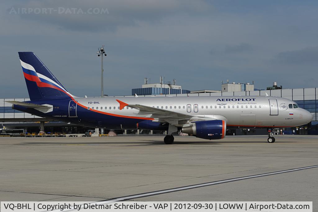 VQ-BHL, 2010 Airbus A320-214 C/N 4453, Aeroflot Airbus 320