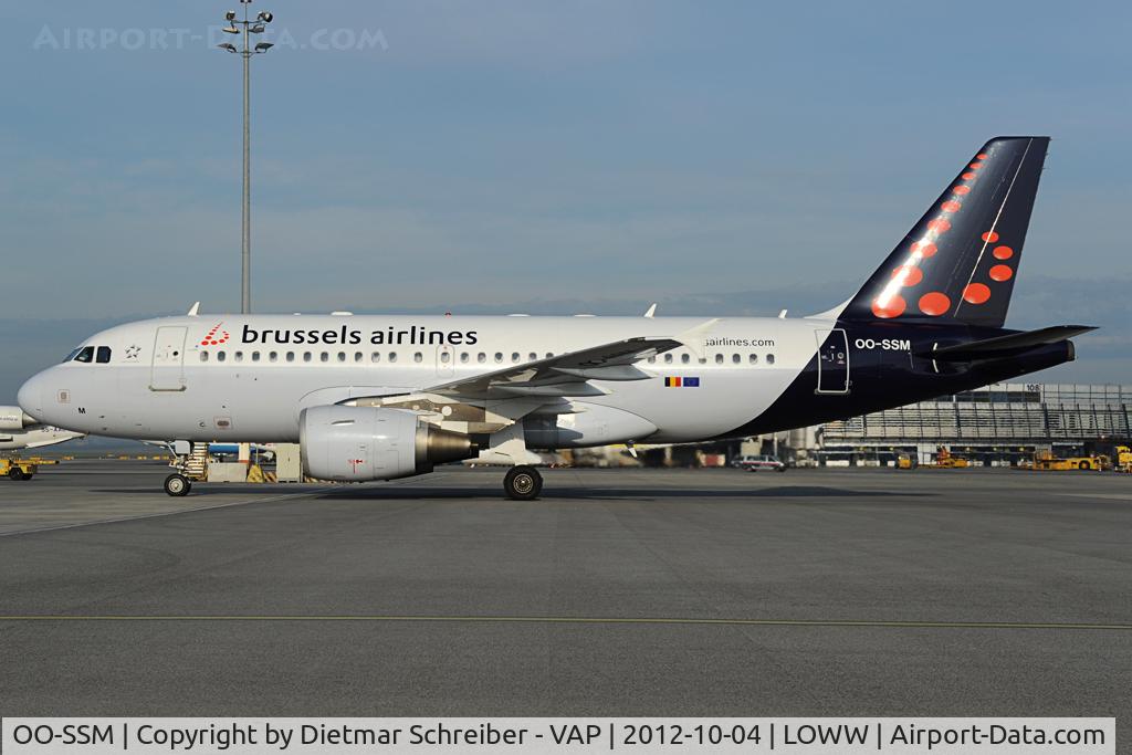 OO-SSM, 2000 Airbus A319-112 C/N 1388, Brussels Airlines Airbus 319