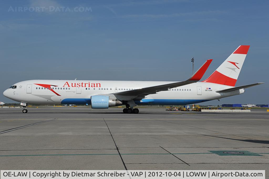 OE-LAW, 1992 Boeing 767-3Z9/ER C/N 26417, Austrian Airlines Boeing 767-300