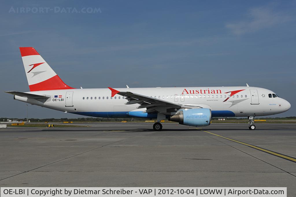 OE-LBI, 2003 Airbus A320-214 C/N 1937, Austrian Airlines Airbus 320