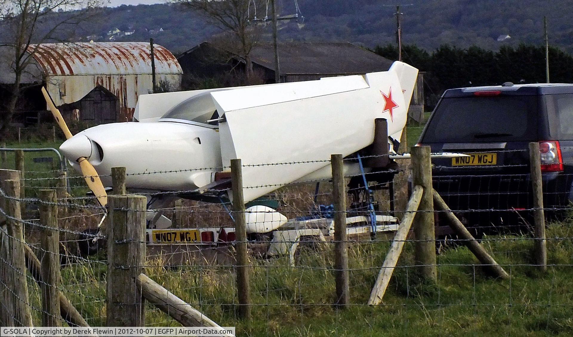 G-SOLA, 1988 Star-Lite SL-1 C/N PFA 175-11311, Departing EGFP.
