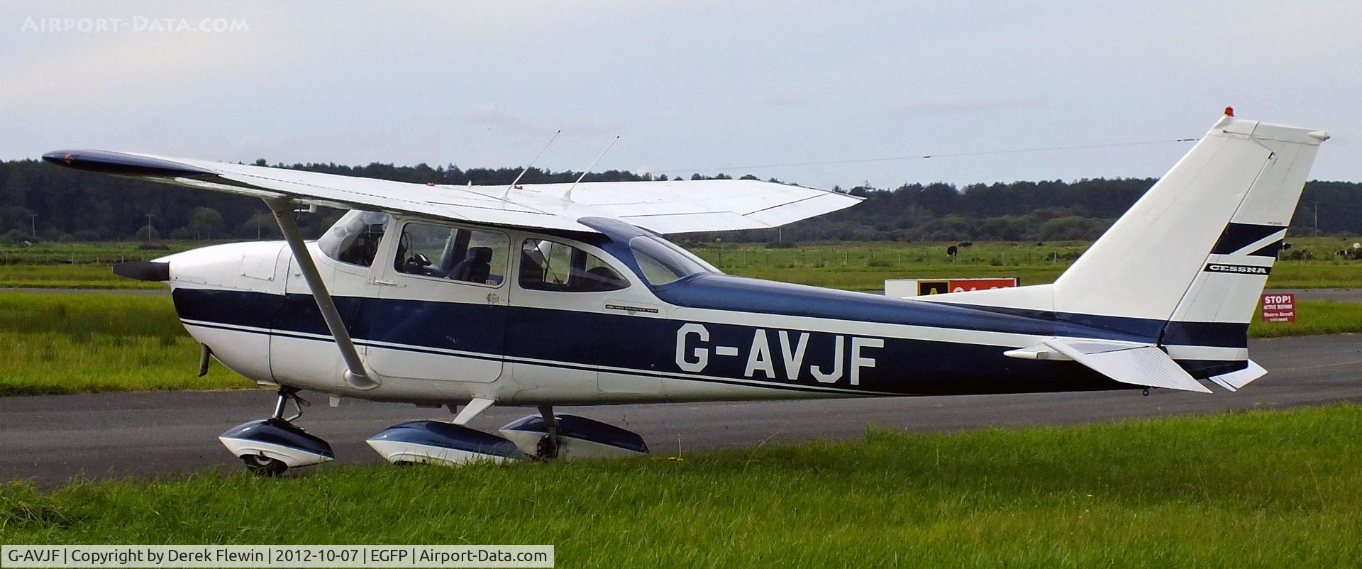 G-AVJF, 1967 Reims F172H Skyhawk C/N 0393, EGFE resident.