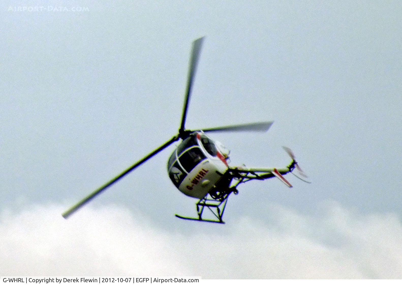 G-WHRL, 1990 Schweizer 269C-300 C/N S-1453, Pembrey resident out for a quiet Sunday flight.