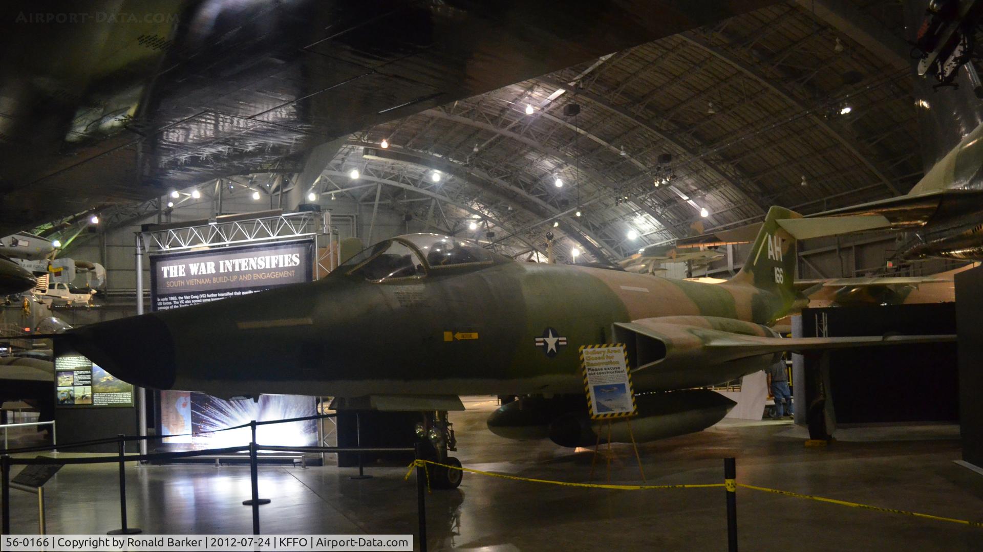 56-0166, 1956 McDonnell RF-101C Voodoo C/N 127, AF Museum