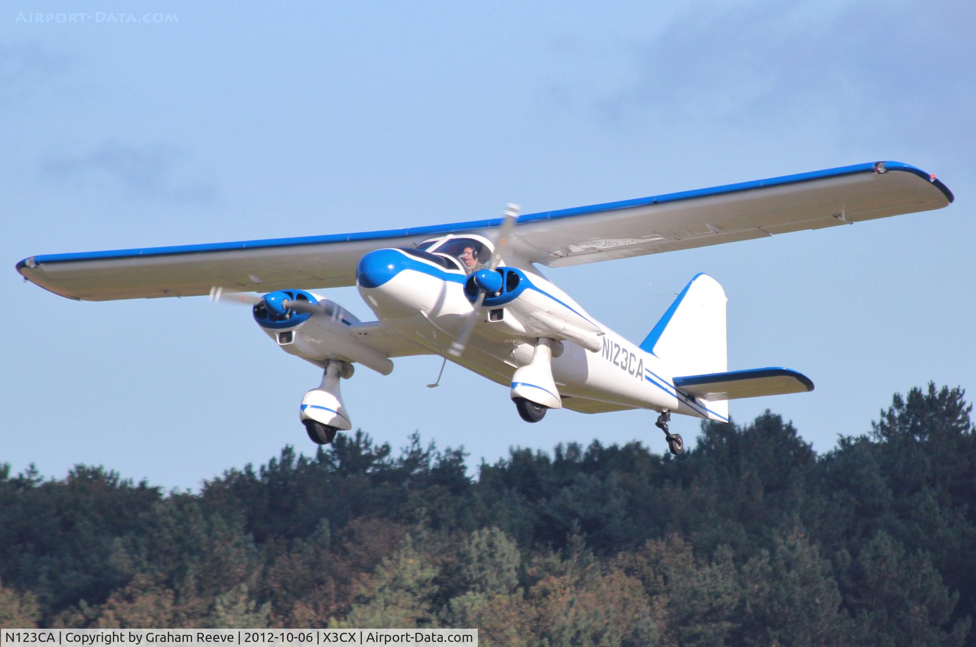 N123CA, 1964 Dornier Do-28A-1 C/N 3051, Just taken off.