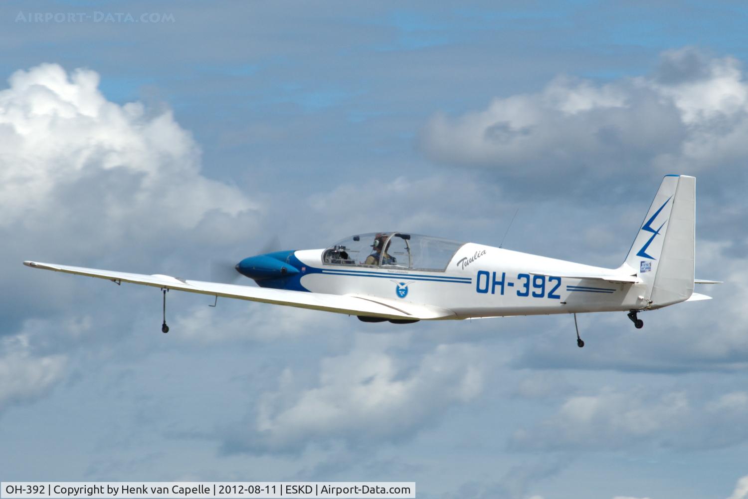 OH-392, 1969 Sportavia-Putzer RF-5 Mod. C/N 5043, Finnish Fournier RF-5 taking of from Dala-Järna airfield, Sweden.