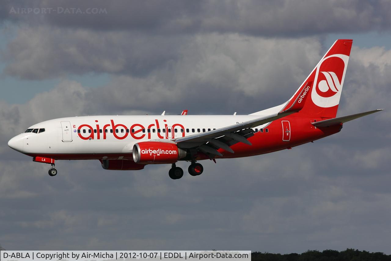 D-ABLA, 2007 Boeing 737-76J C/N 36114, Air Berlin, Boeing 737-76J (WL), CN: 36114/2421