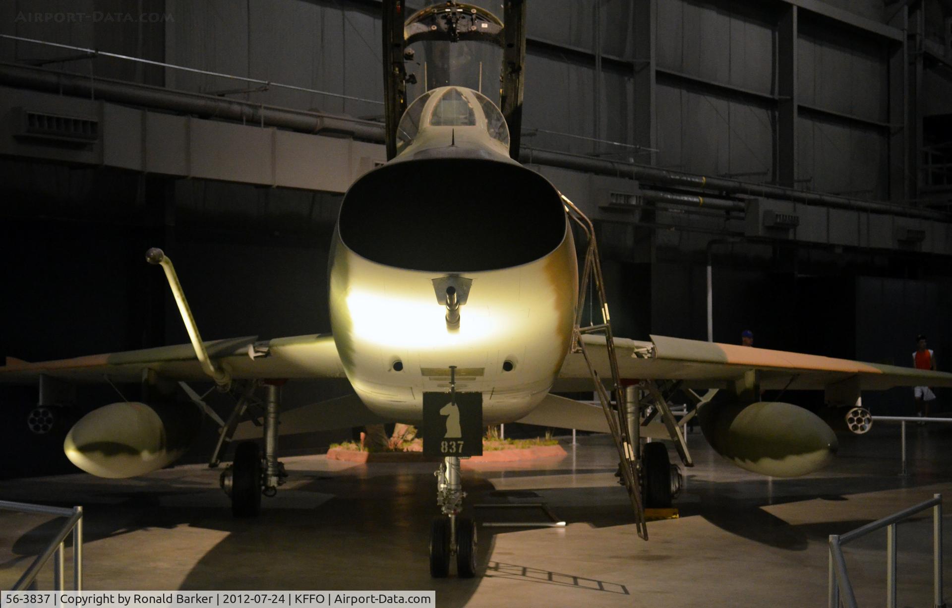 56-3837, 1958 North American F-100F Super Sabre C/N 243-113, AF Museum