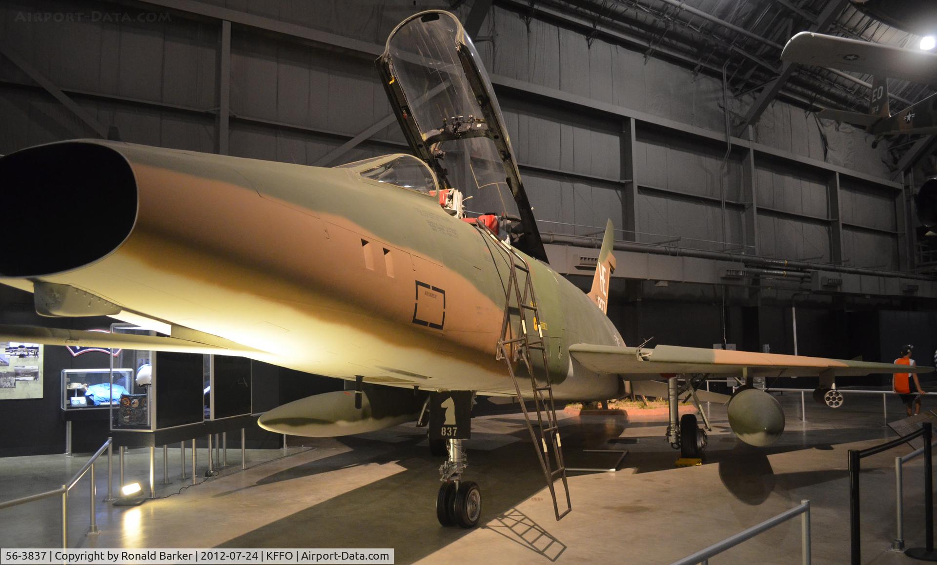 56-3837, 1958 North American F-100F Super Sabre C/N 243-113, AF Museum
