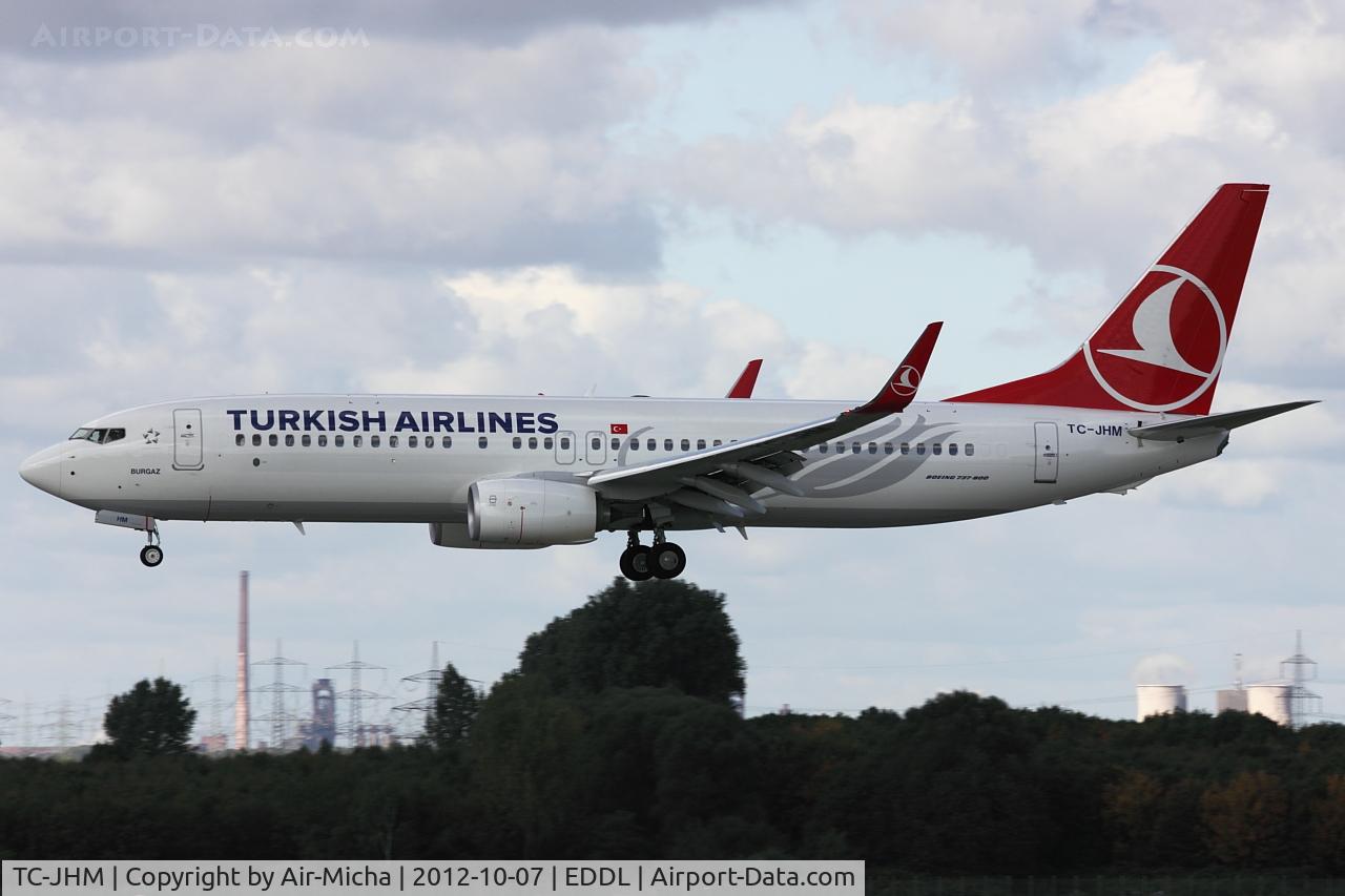 TC-JHM, 2012 Boeing 737-8F2 C/N 40980, Turkish Airlines, Boeing 737-8F2 (WL), CN: 40980/4081, Name: Burgaz