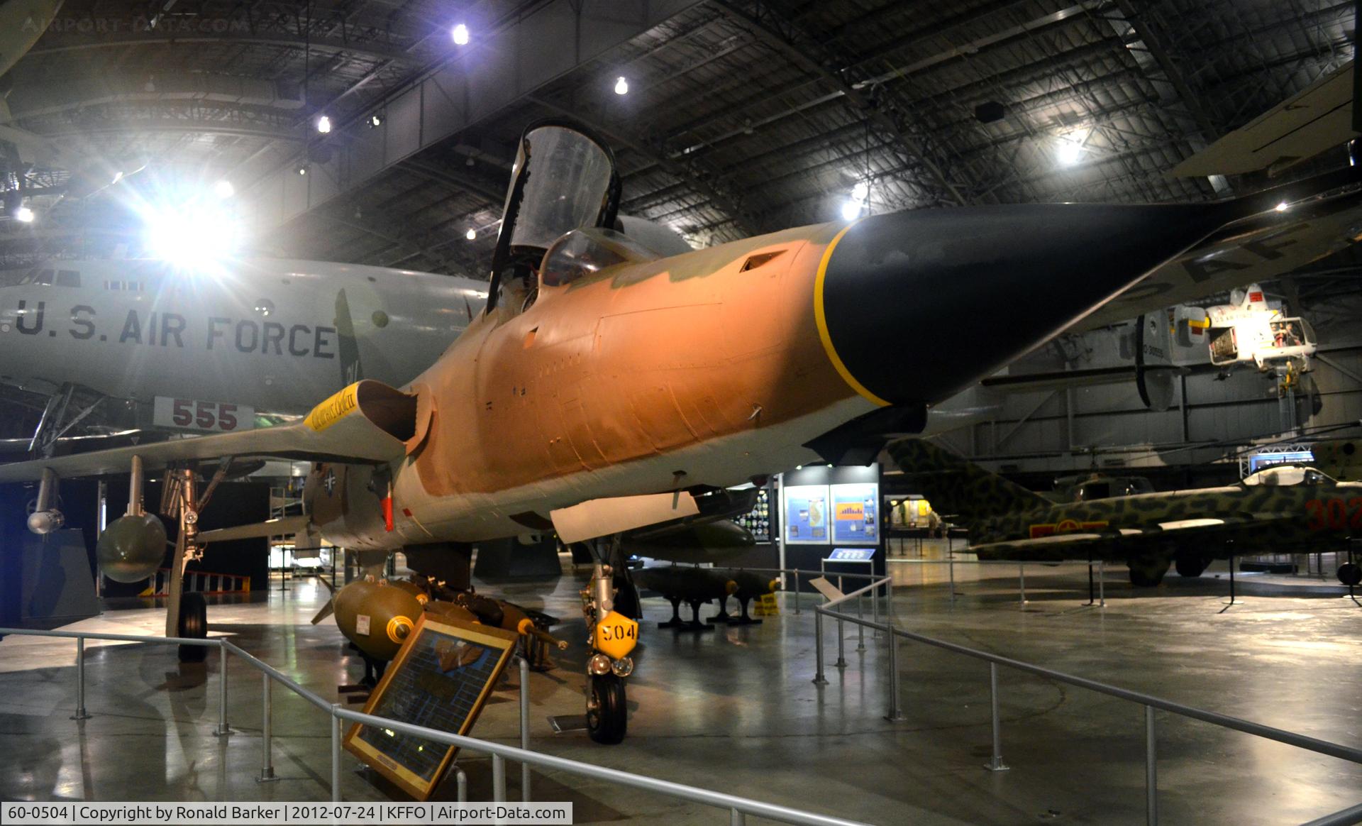 60-0504, 1961 Republic F-105D Thunderchief C/N D192, AF Museum
