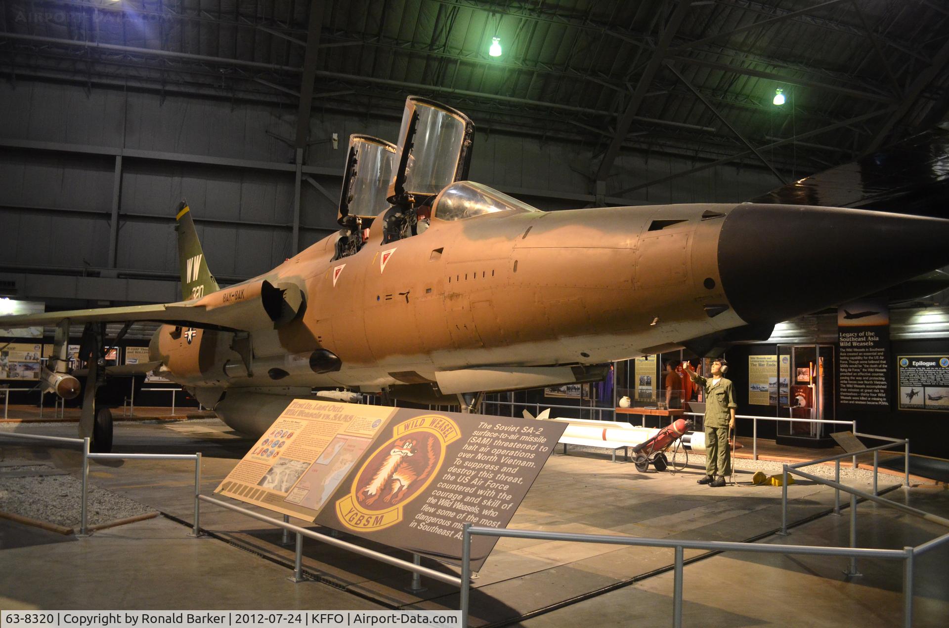 63-8320, 1963 Republic F-105G-1-RE Thunderchief C/N F097, AF Museum