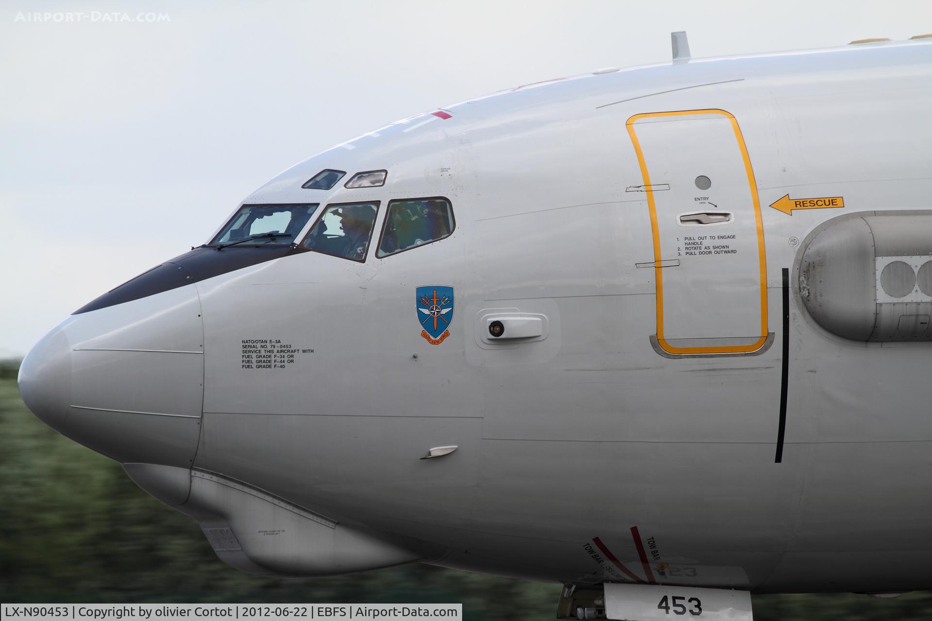 LX-N90453, 1983 Boeing E-3A Sentry C/N 22848, Florennes 2012