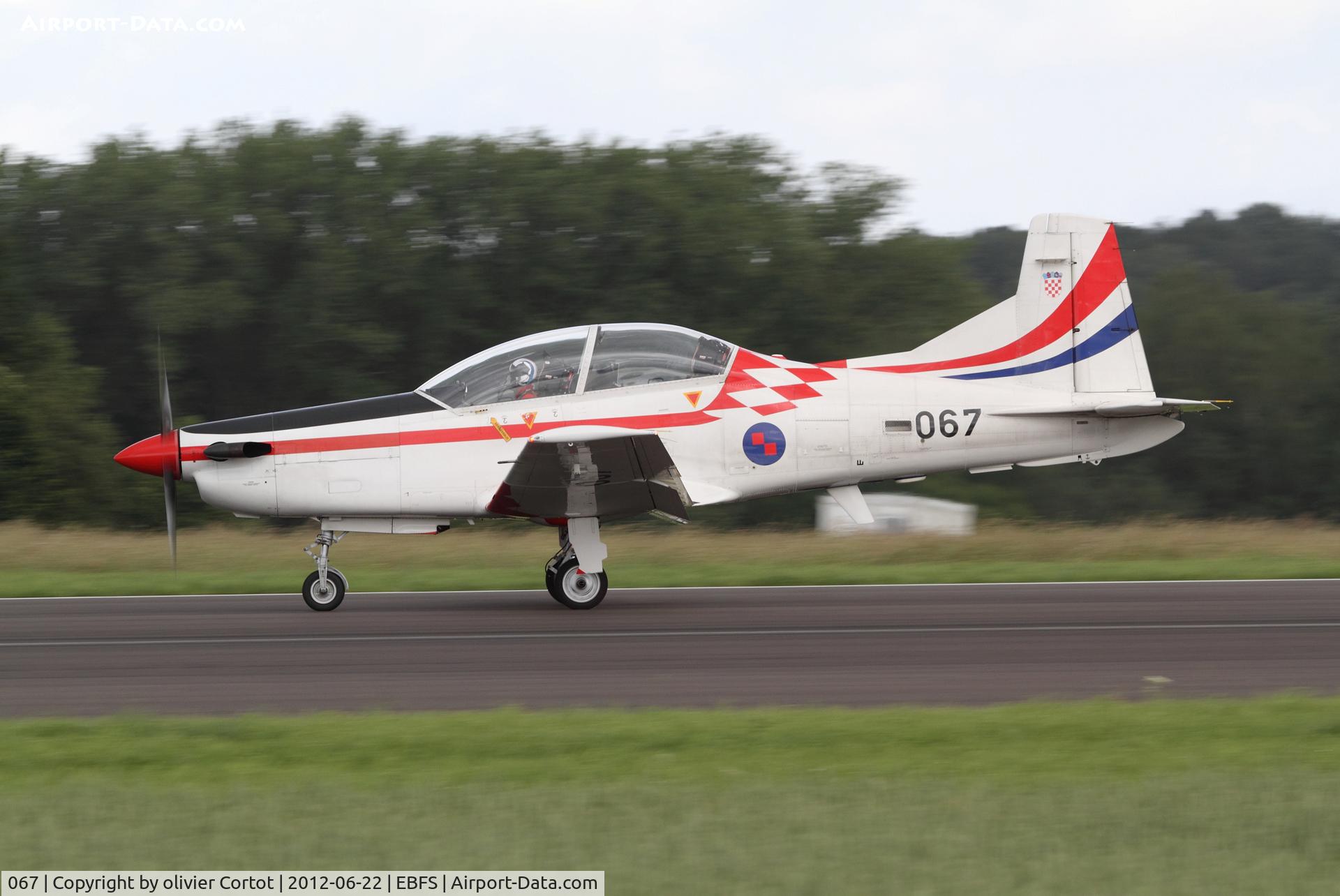 067, Pilatus PC-9M C/N 630, florennes airshow 2012