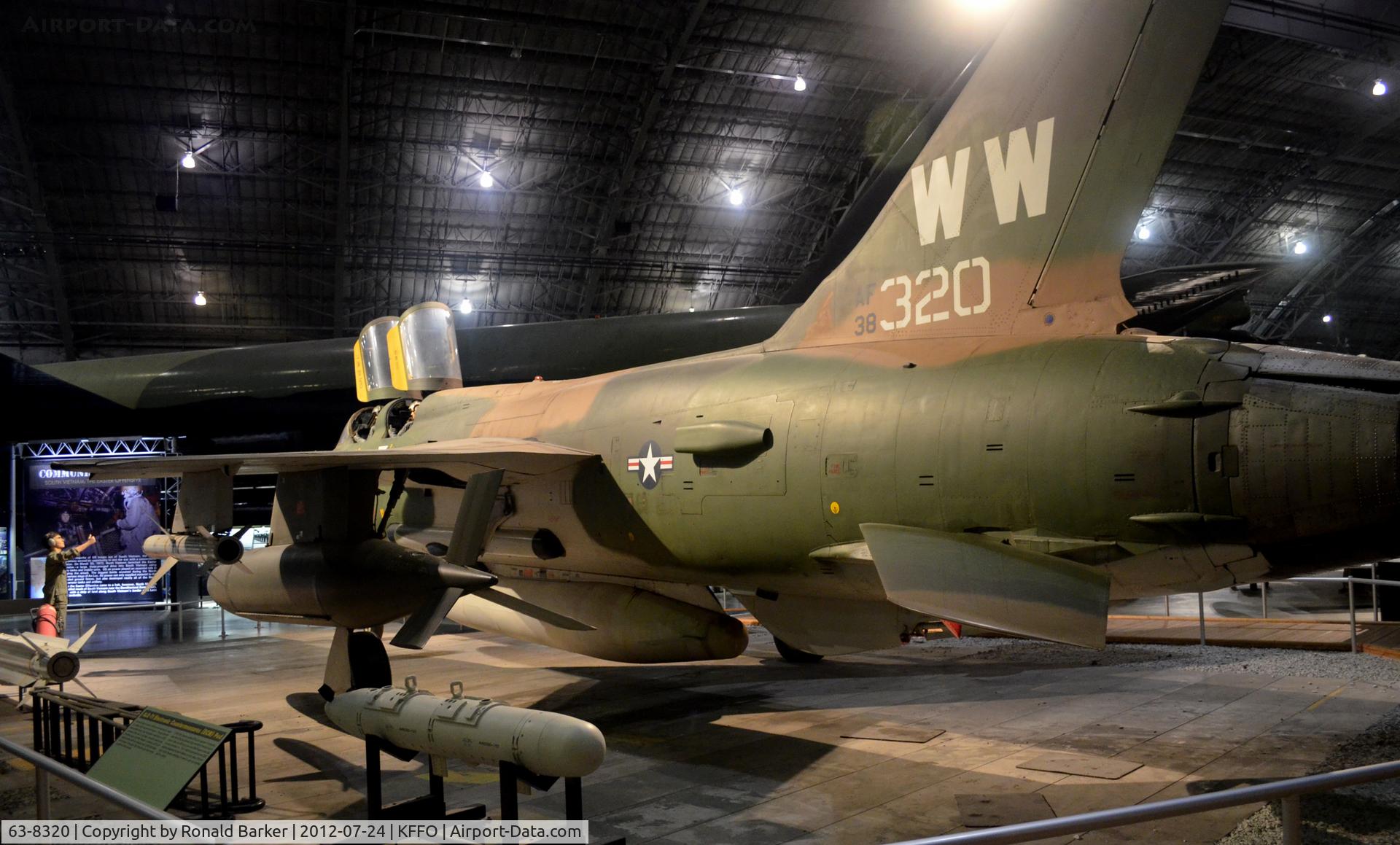 63-8320, 1963 Republic F-105G-1-RE Thunderchief C/N F097, AF Museum