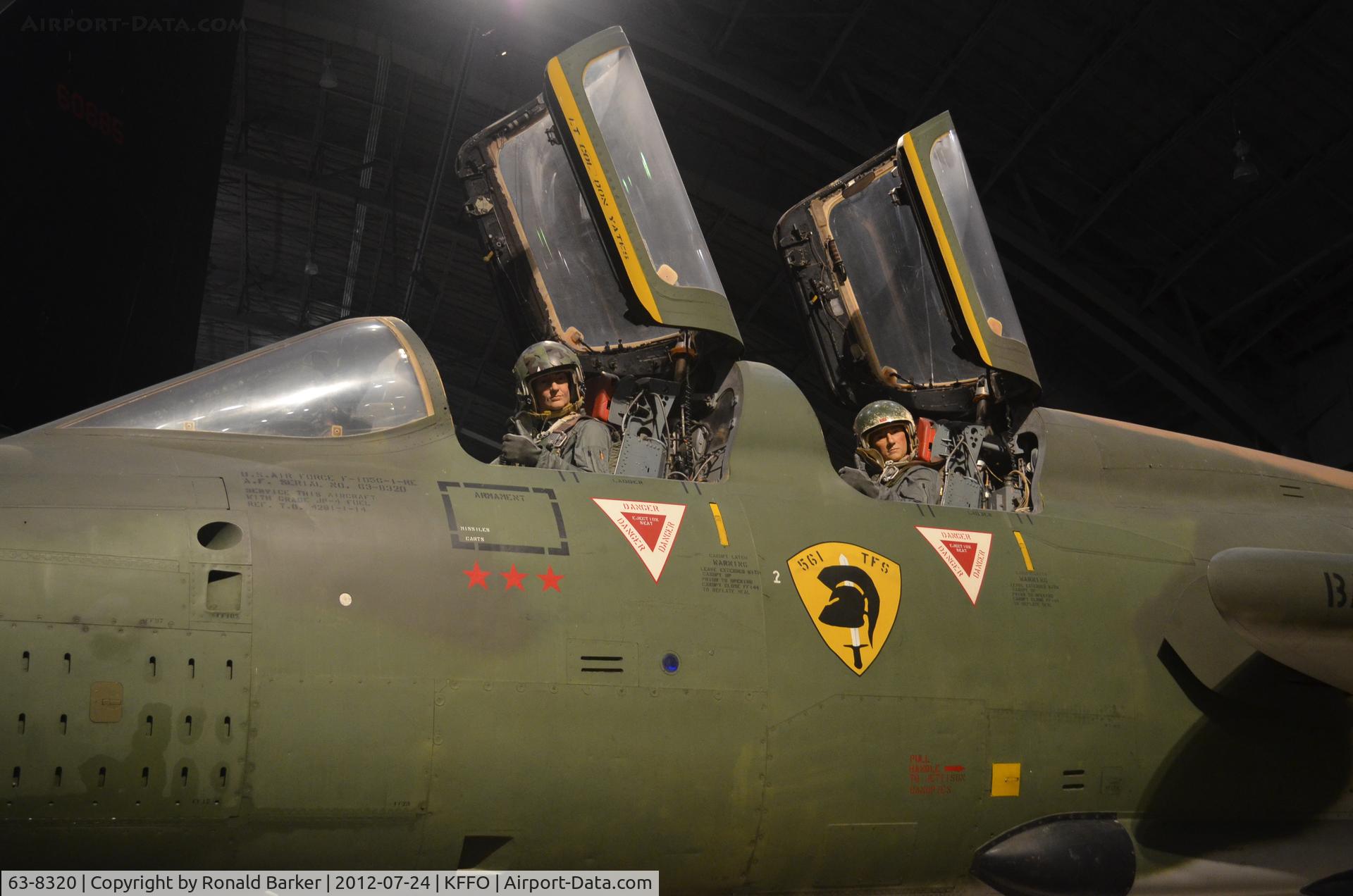 63-8320, 1963 Republic F-105G-1-RE Thunderchief C/N F097, AF Museum
