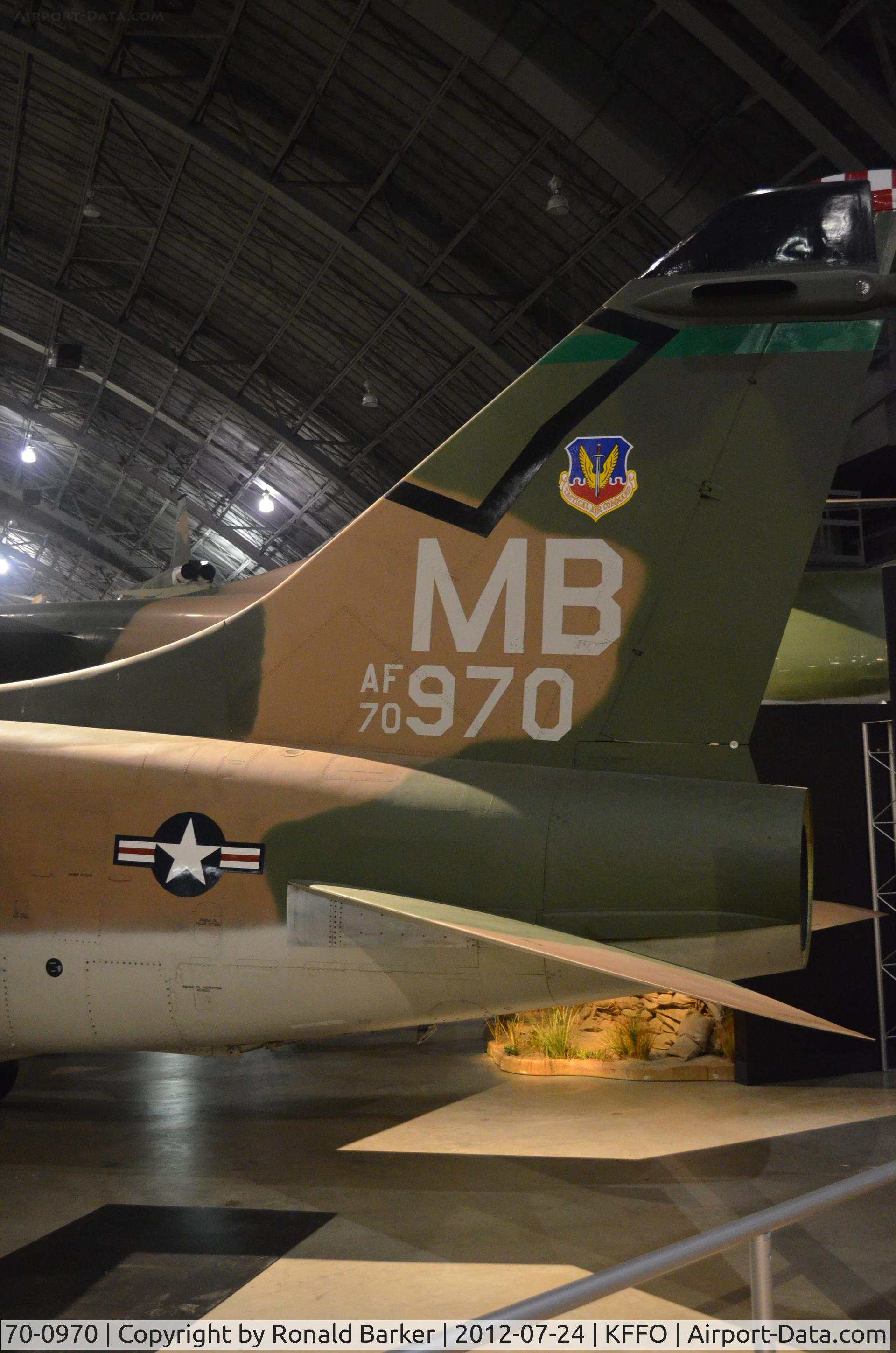 70-0970, 1970 LTV A-7D Corsair II C/N D-116, AF Museum