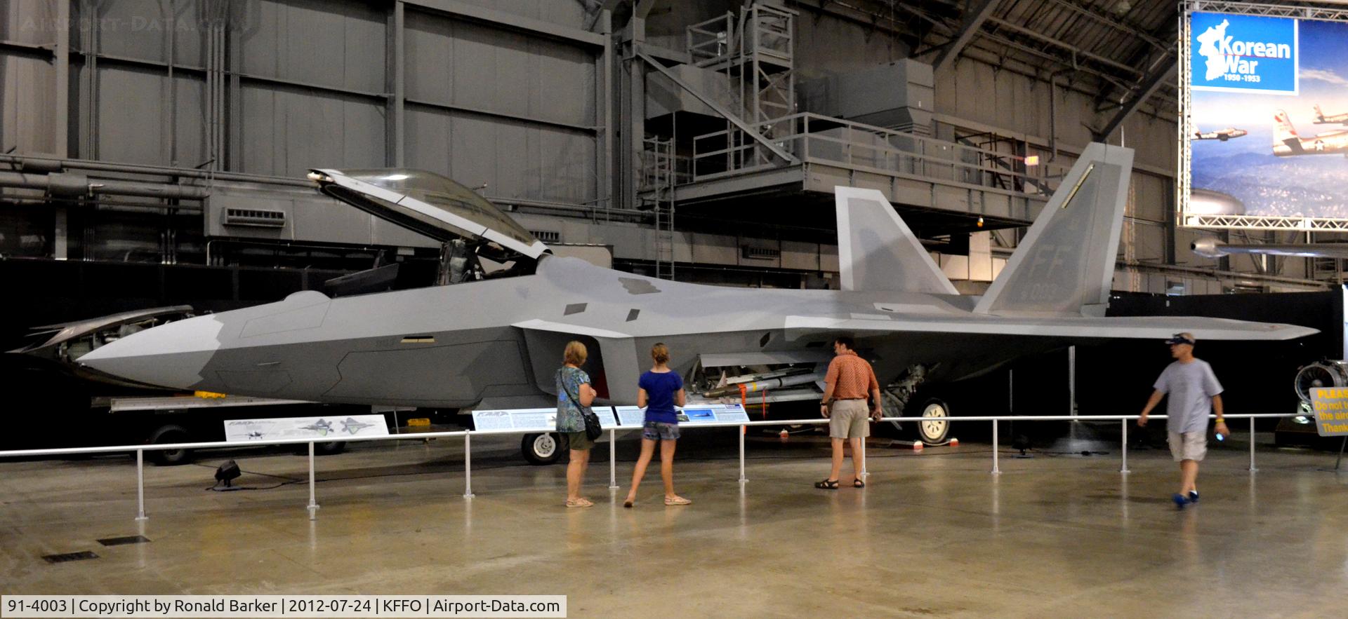 91-4003, 1992 Lockheed Martin F-22A Raptor C/N 4003, AF Museum