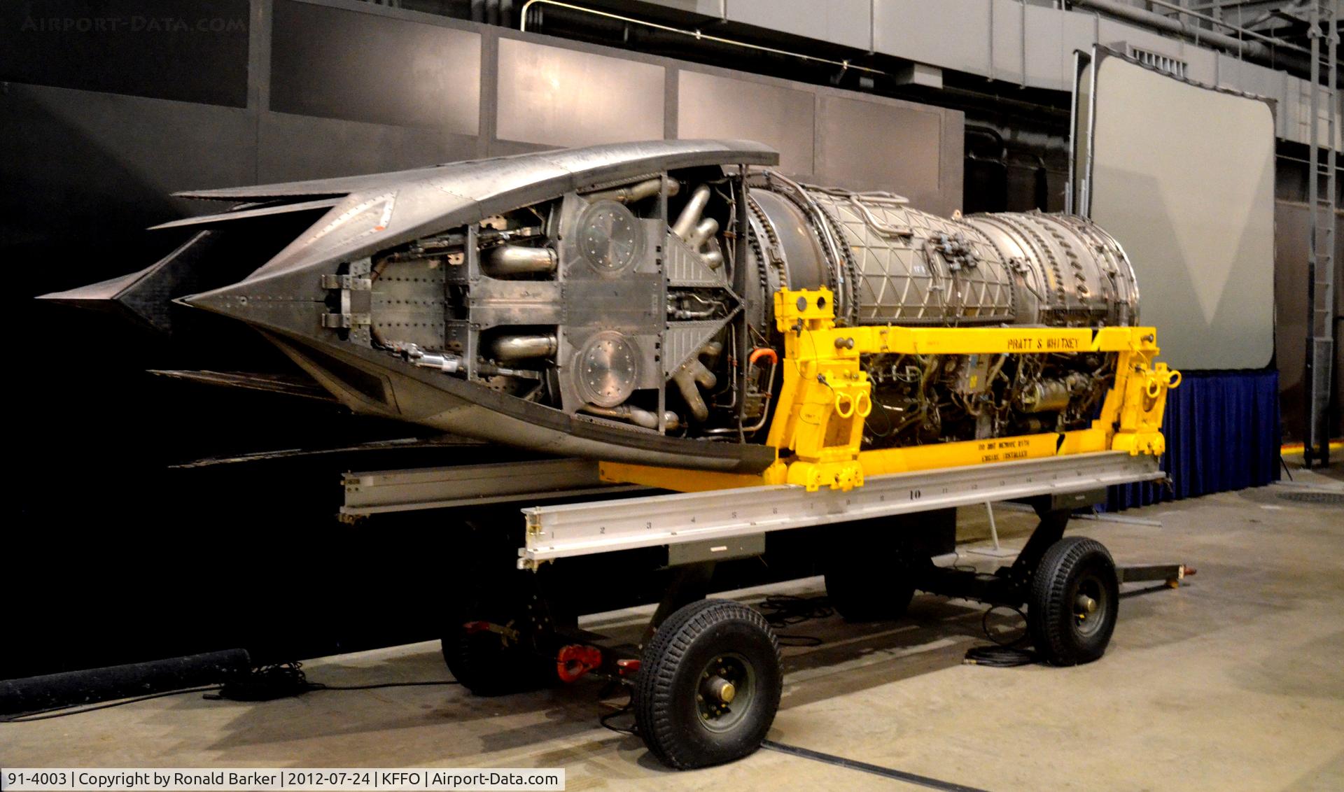 91-4003, 1992 Lockheed Martin F-22A Raptor C/N 4003, F-22A engine: P&W F119-PW-100