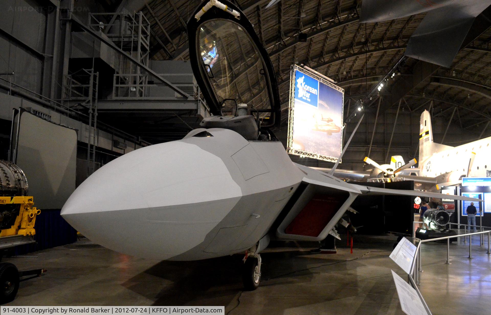 91-4003, 1992 Lockheed Martin F-22A Raptor C/N 4003, AF Museum