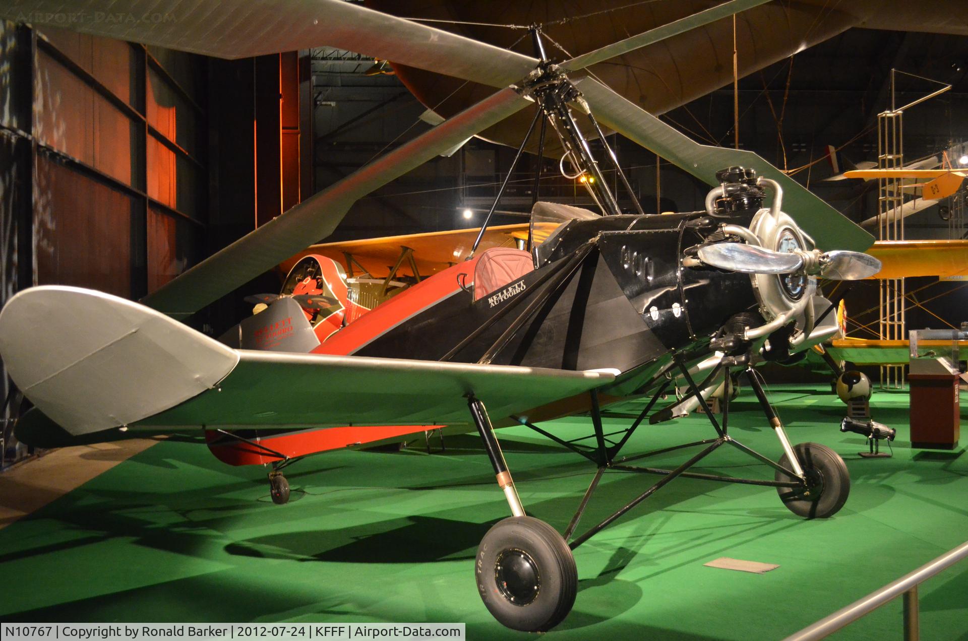N10767, 1931 Kellett K-3 C/N 2, AF Museum