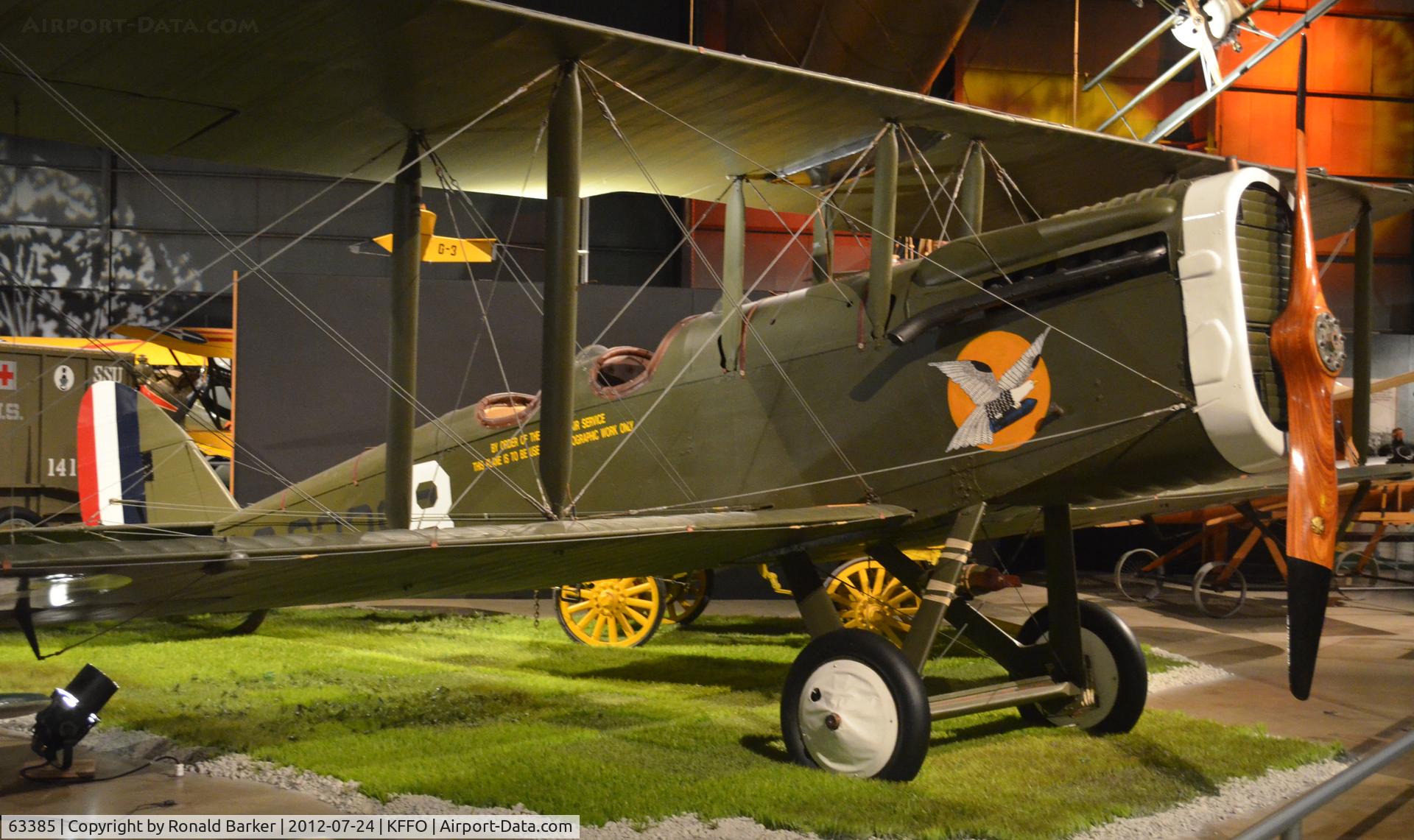 63385, Airco DH4B C/N Not found 63385, AF Museum