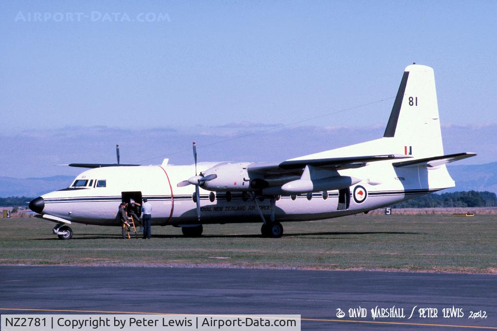 NZ2781, 1961 Fokker F.27-100 Friendship C/N 10167, RNZAF Navigation and Air Electronics Training Squadron