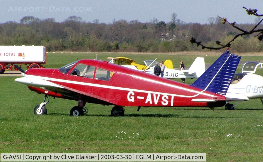 G-AVSI, 1967 Piper PA-28-140 Cherokee C/N 28-23148, Originally owned to, Finance & General Hire Co Ltd in July 1967 and currently with a Trustee of, G-AVSI Flying Group since October 1998.