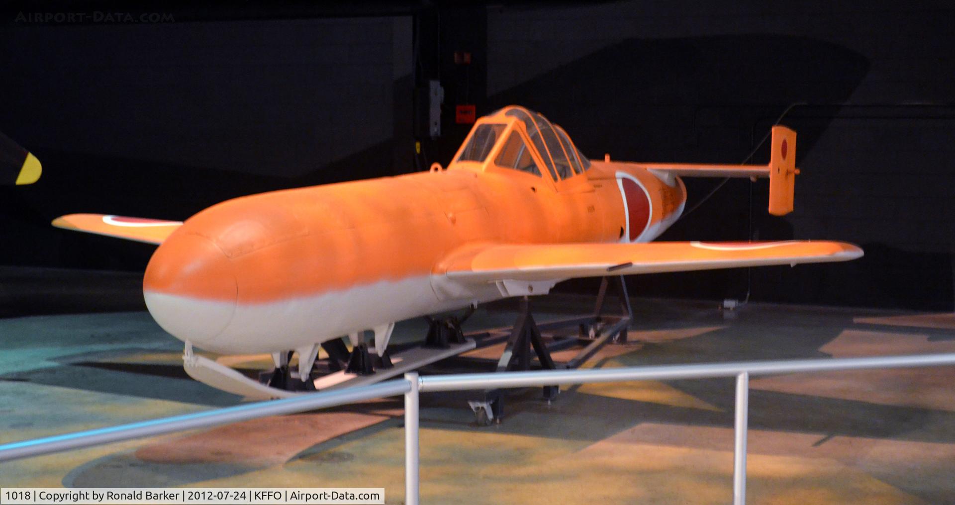 1018, 1945 Yokosuka MXY7-K1 Ohka II C/N Not found 1018, Yokosuka MXY7-K1 Trainer